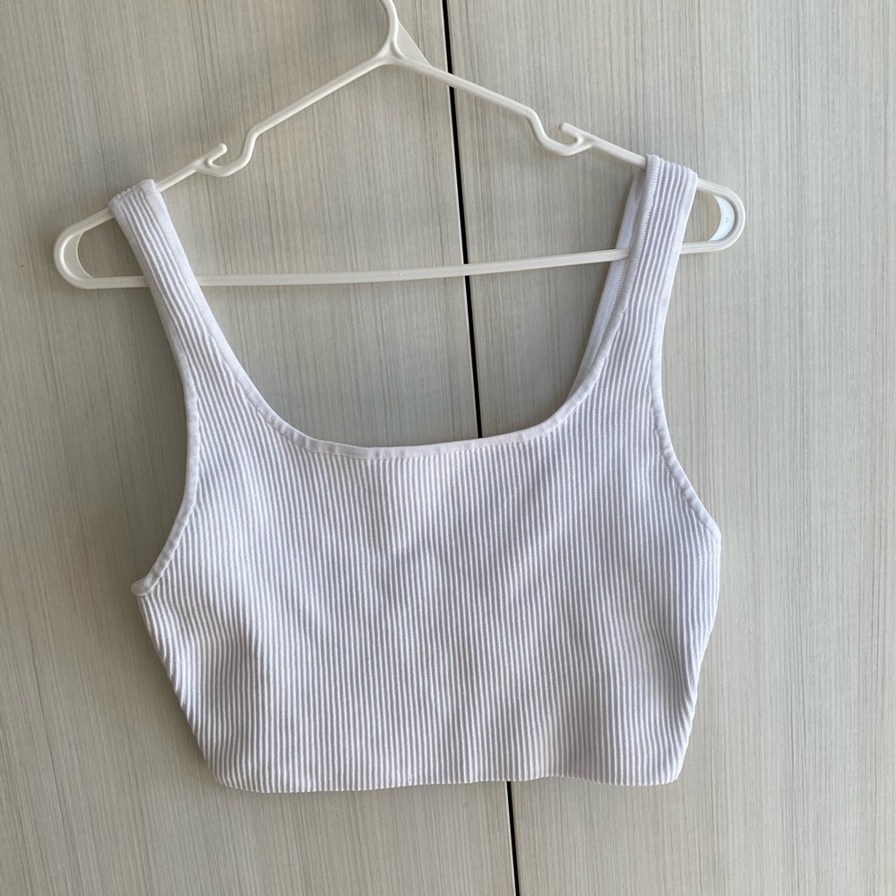 BABATON Ribbed Crop Top